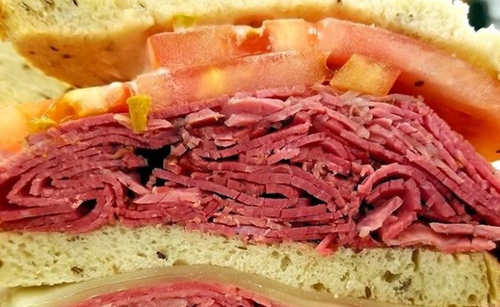Hot Pastrami & Corned Beef with Swiss